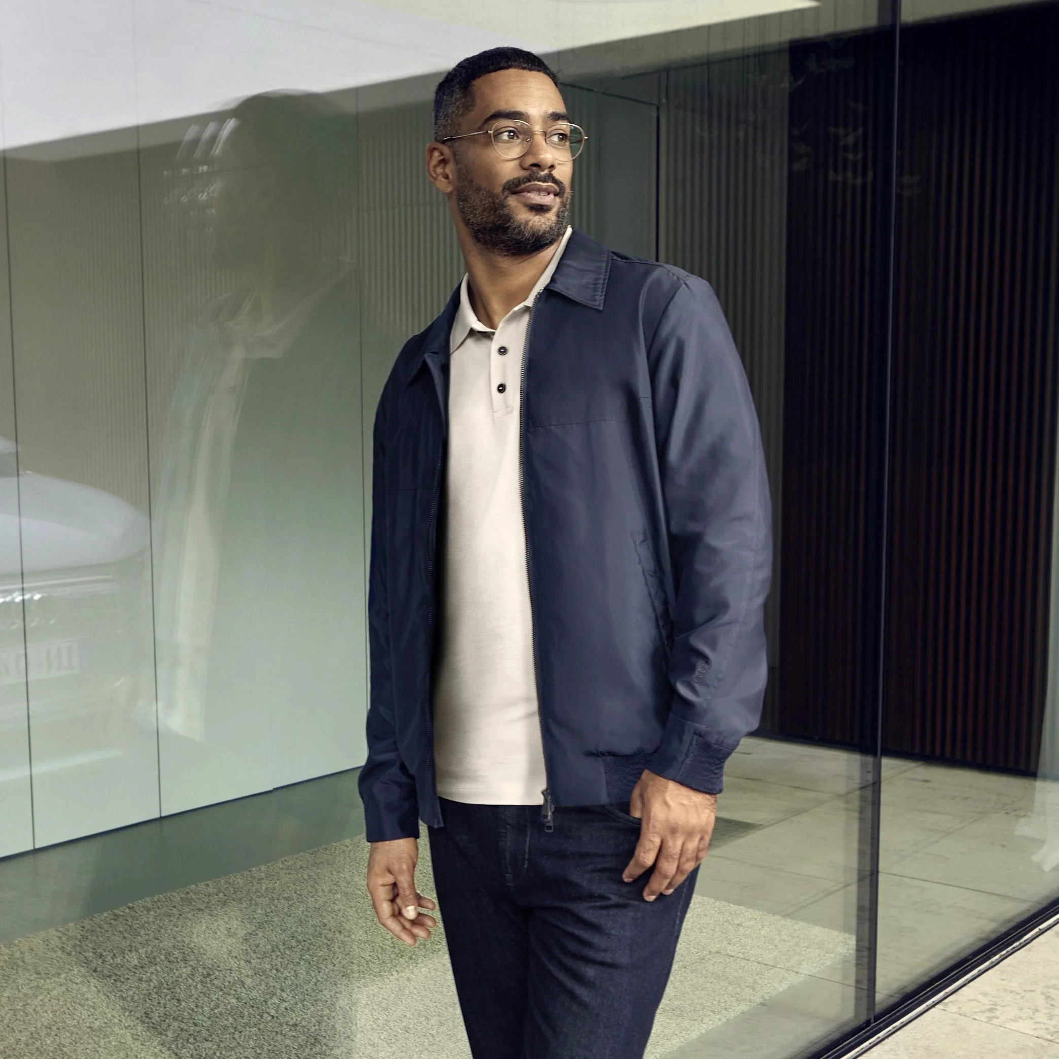 Audi Blouson jacket, men's grey - Image 6