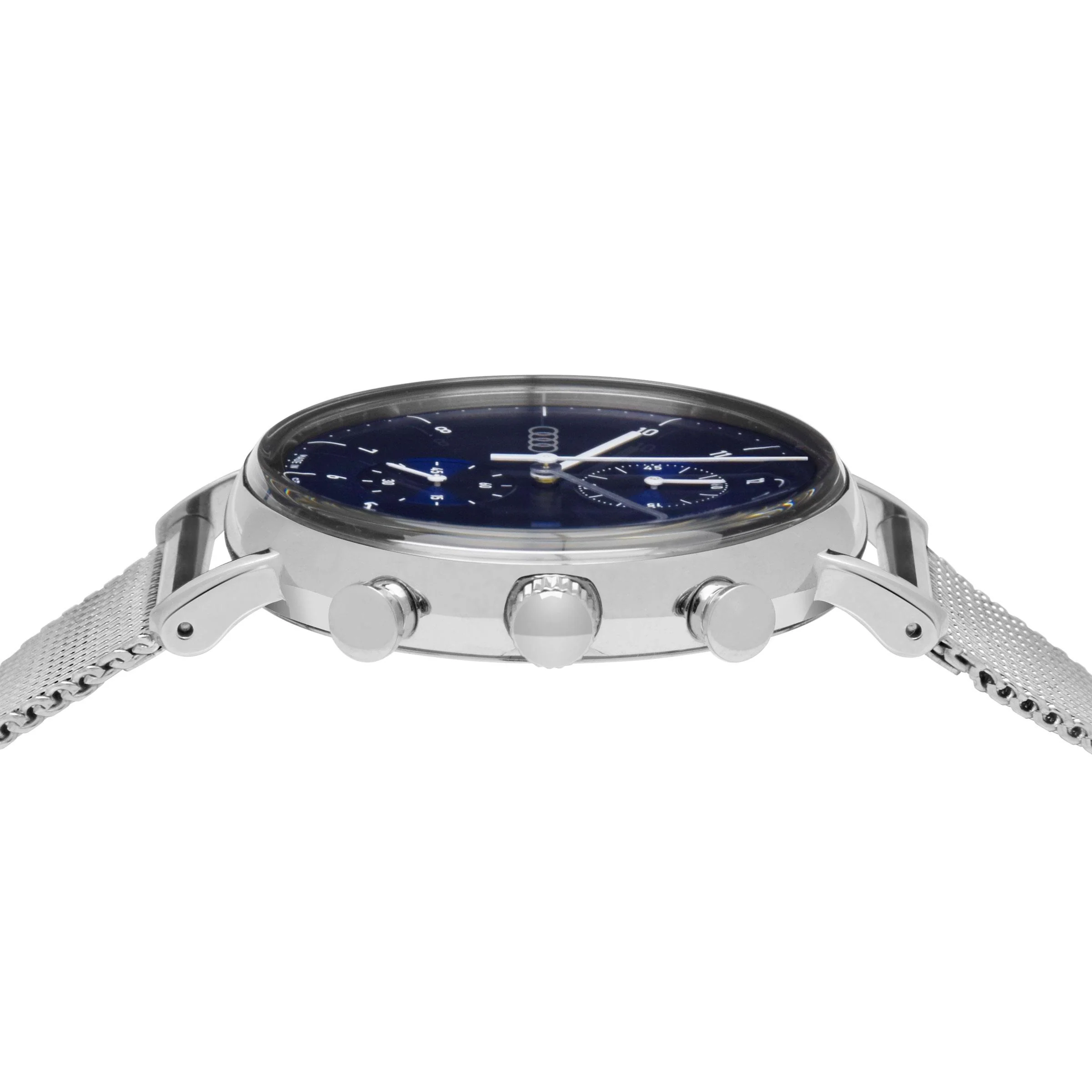 Audi Chronograph, silver/night blue - Image 2