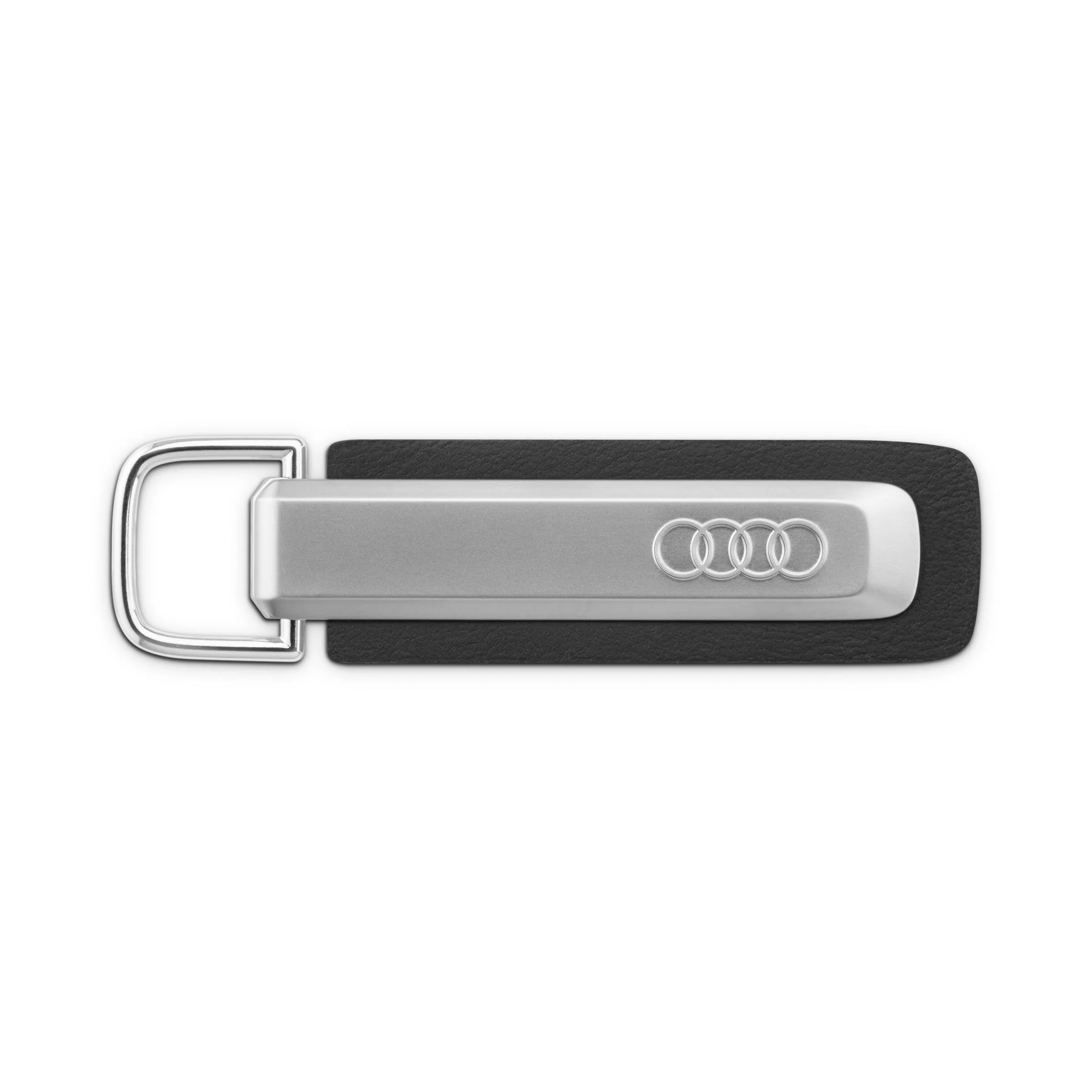 Audi Key ring, silver/black