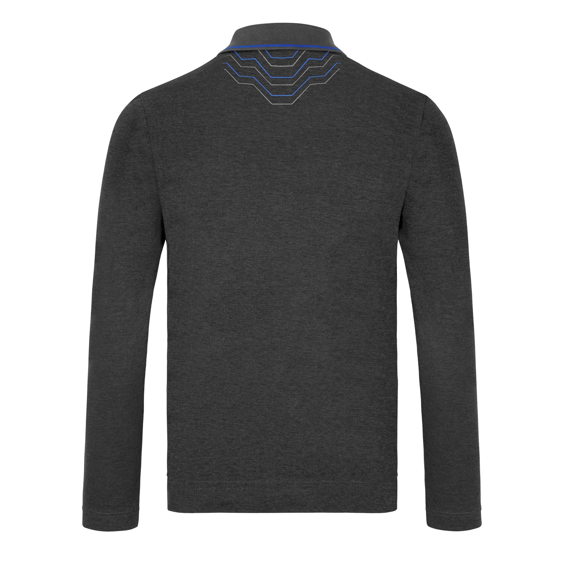Audi Long sleeve polo shirt Kaskade, mens, grey - Image 3