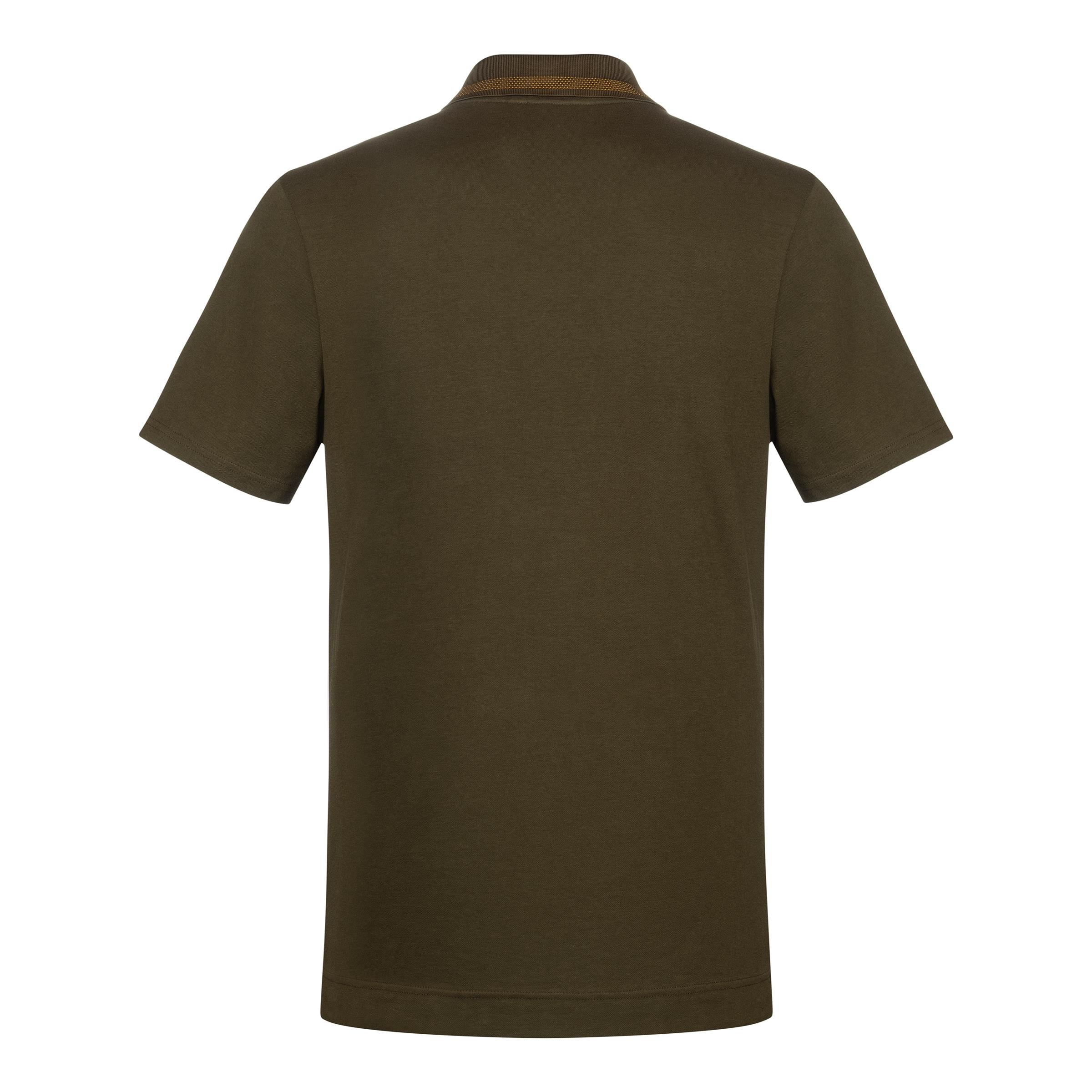 Audi premium polo shirt, Mens, olive green - Image 2