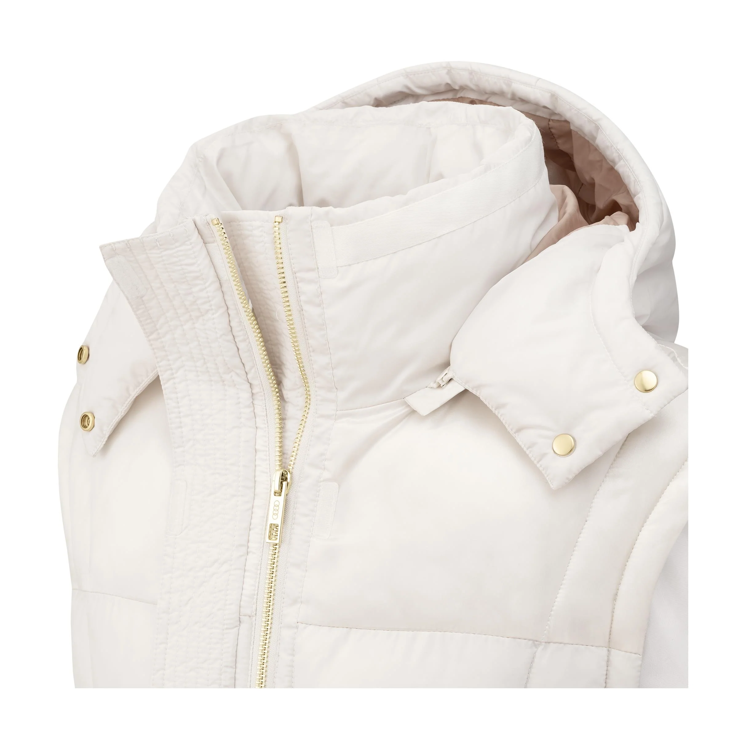 Audi Puffer jacket, 4 in 1, women's creme - Image 5
