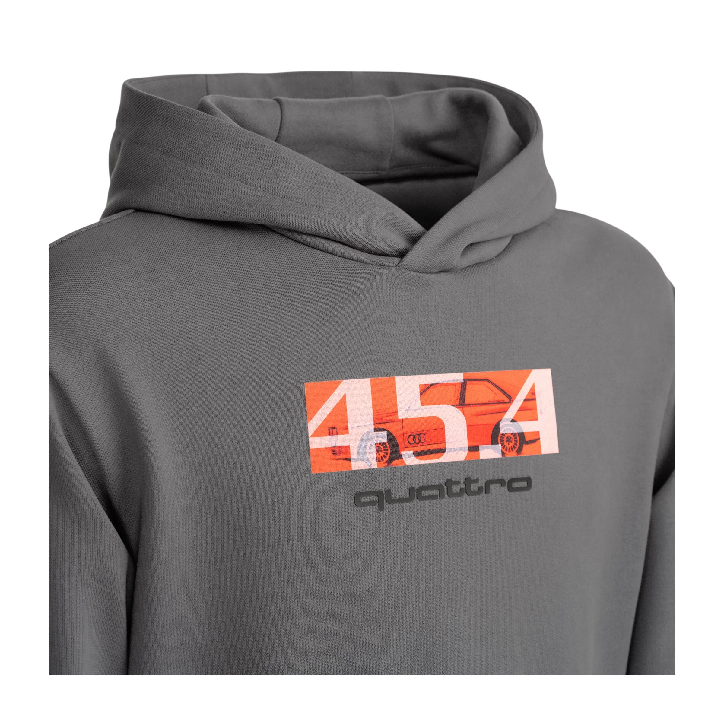 Audi quattro 45.4 hoodie, men, grey - Image 2