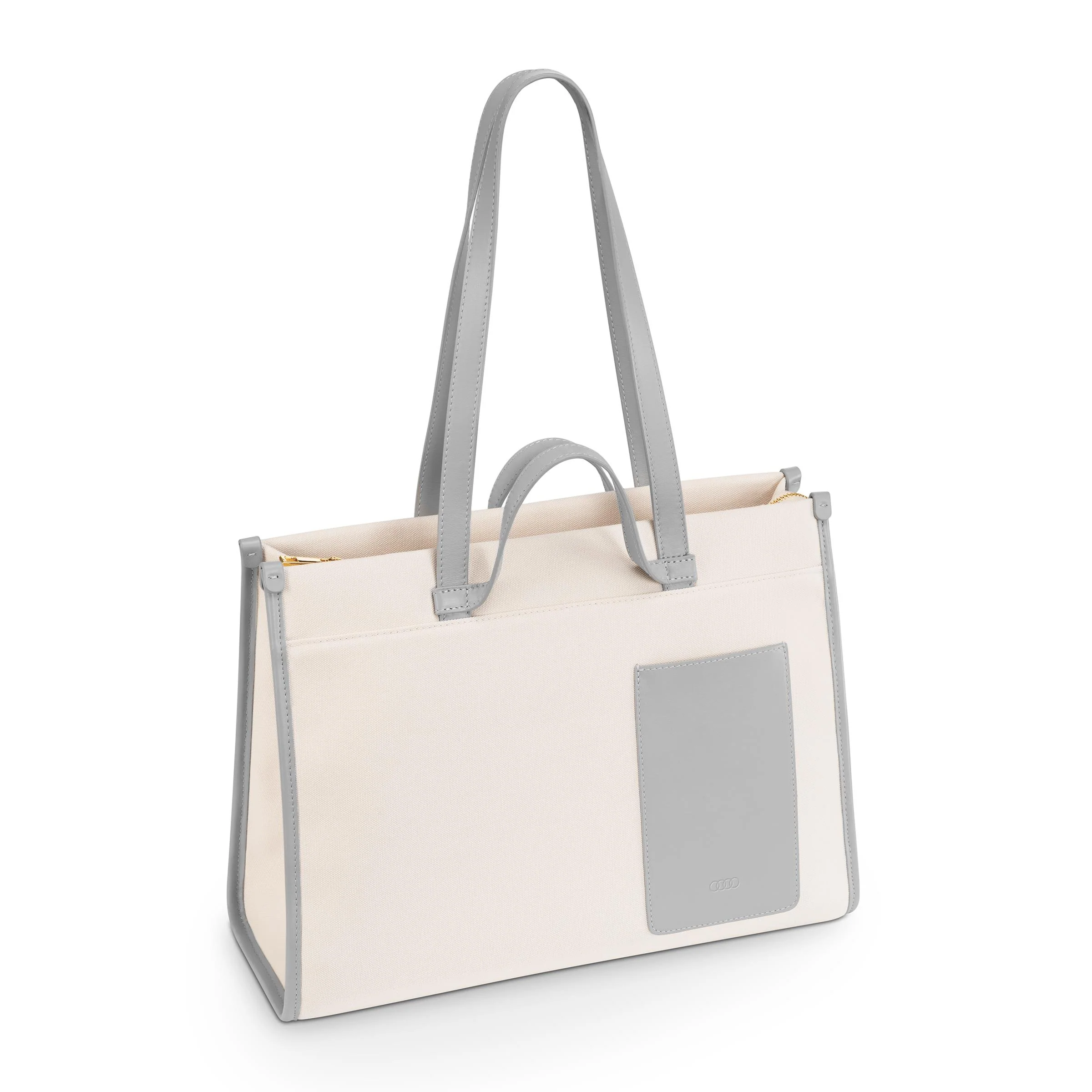 Audi women's bag, cream/grey