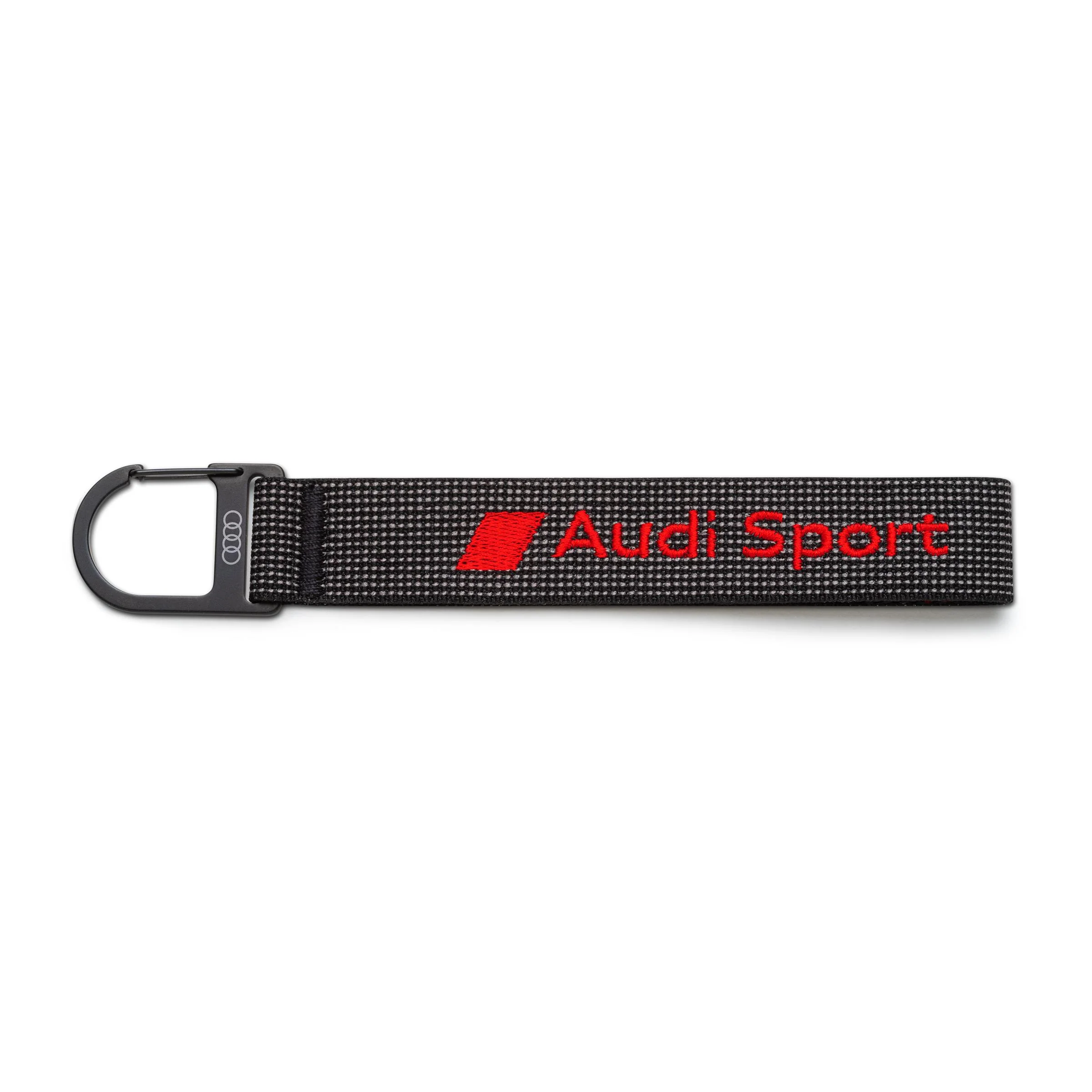 Audi Sport keyring loop, black