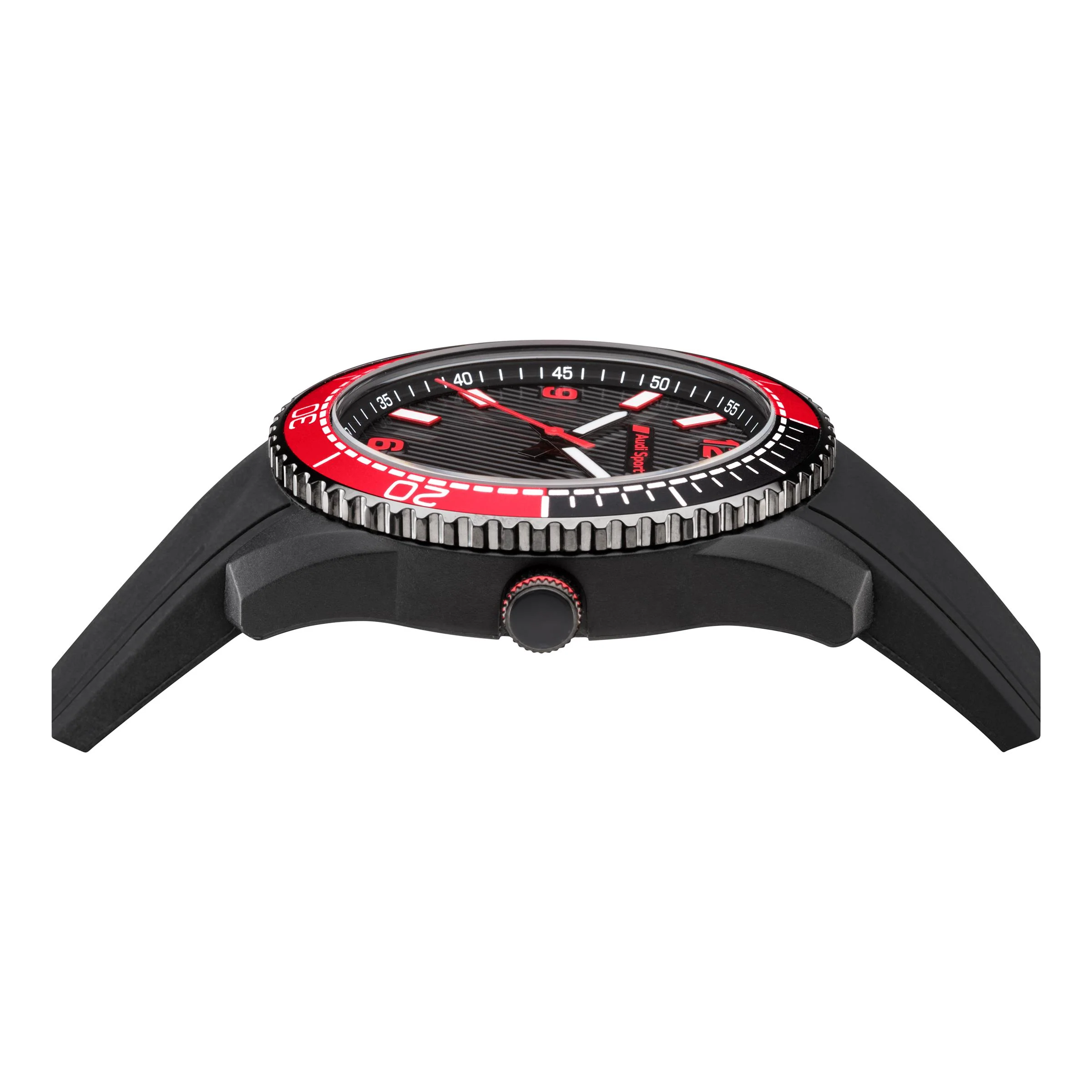 Audi Sport men’s watch, red/black - Image 2