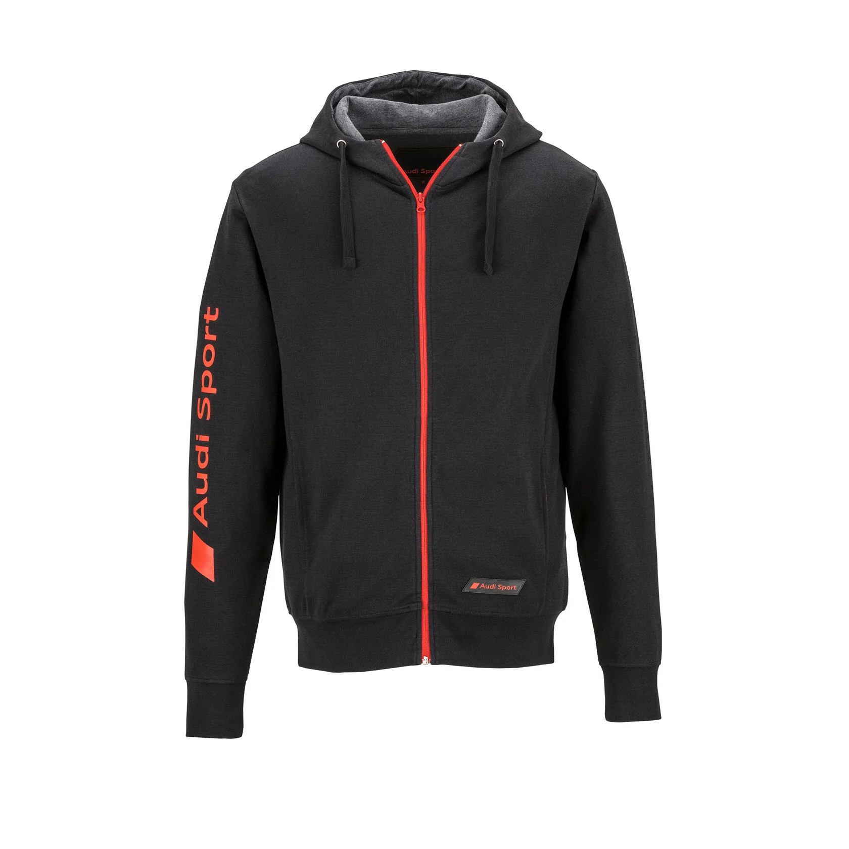 Audi Sport sweatjacket, mens, black - Image 2