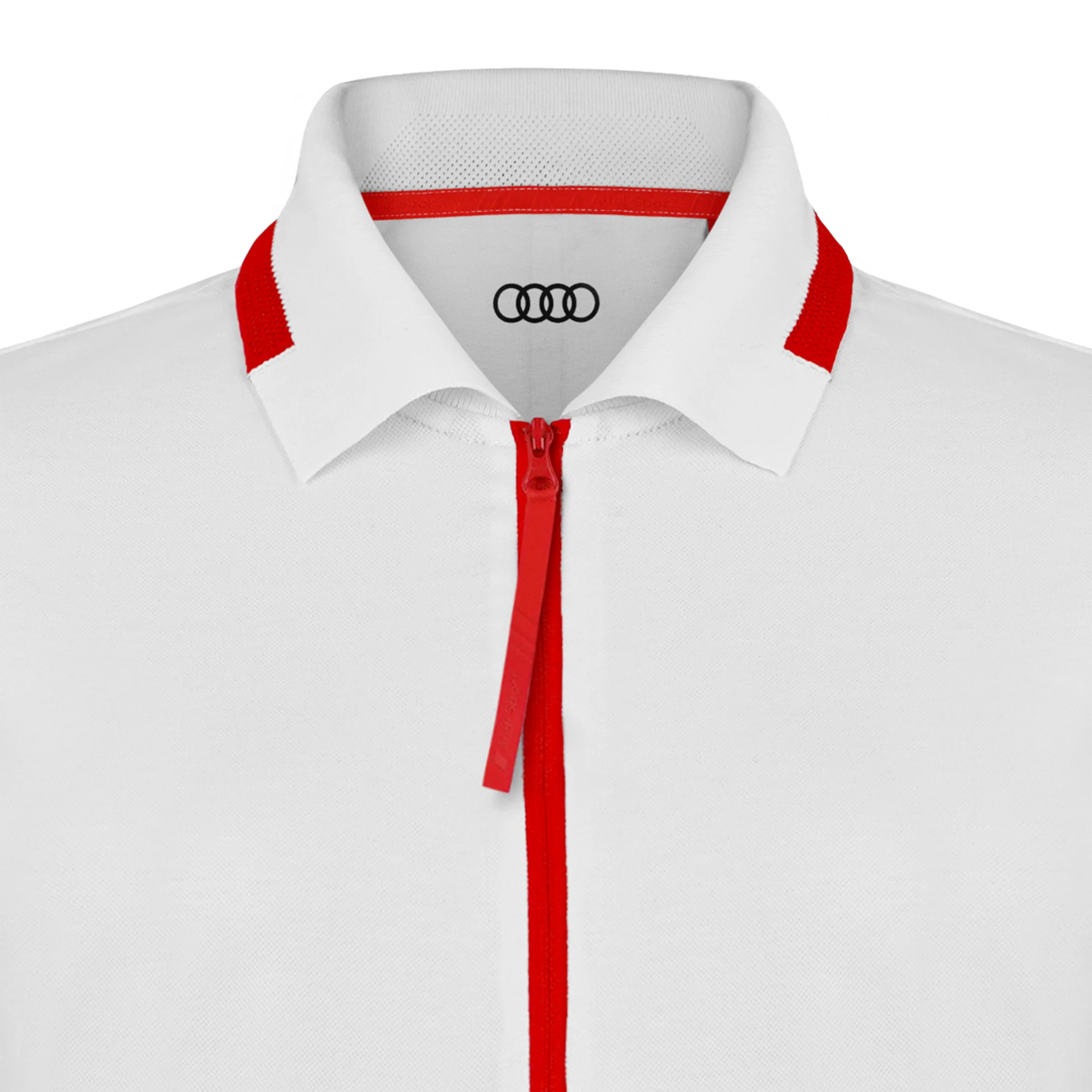 Audi Sport polo shirt, womens, white - Image 4