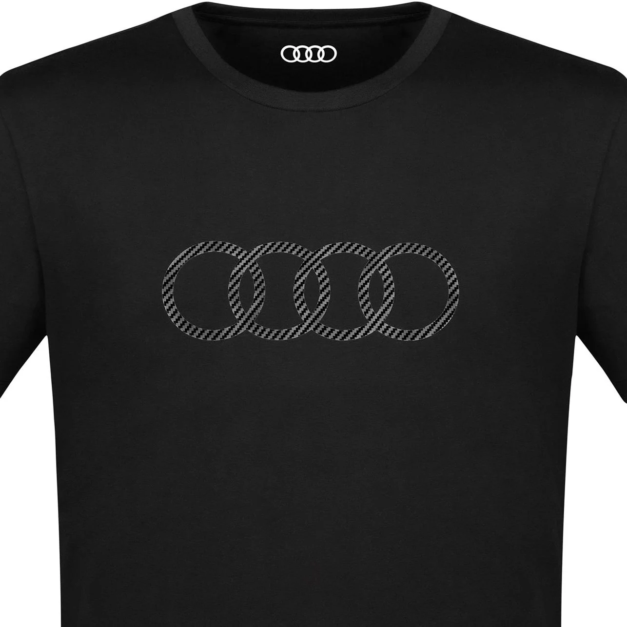 Audi T-Shirt rings, men's black - Image 3