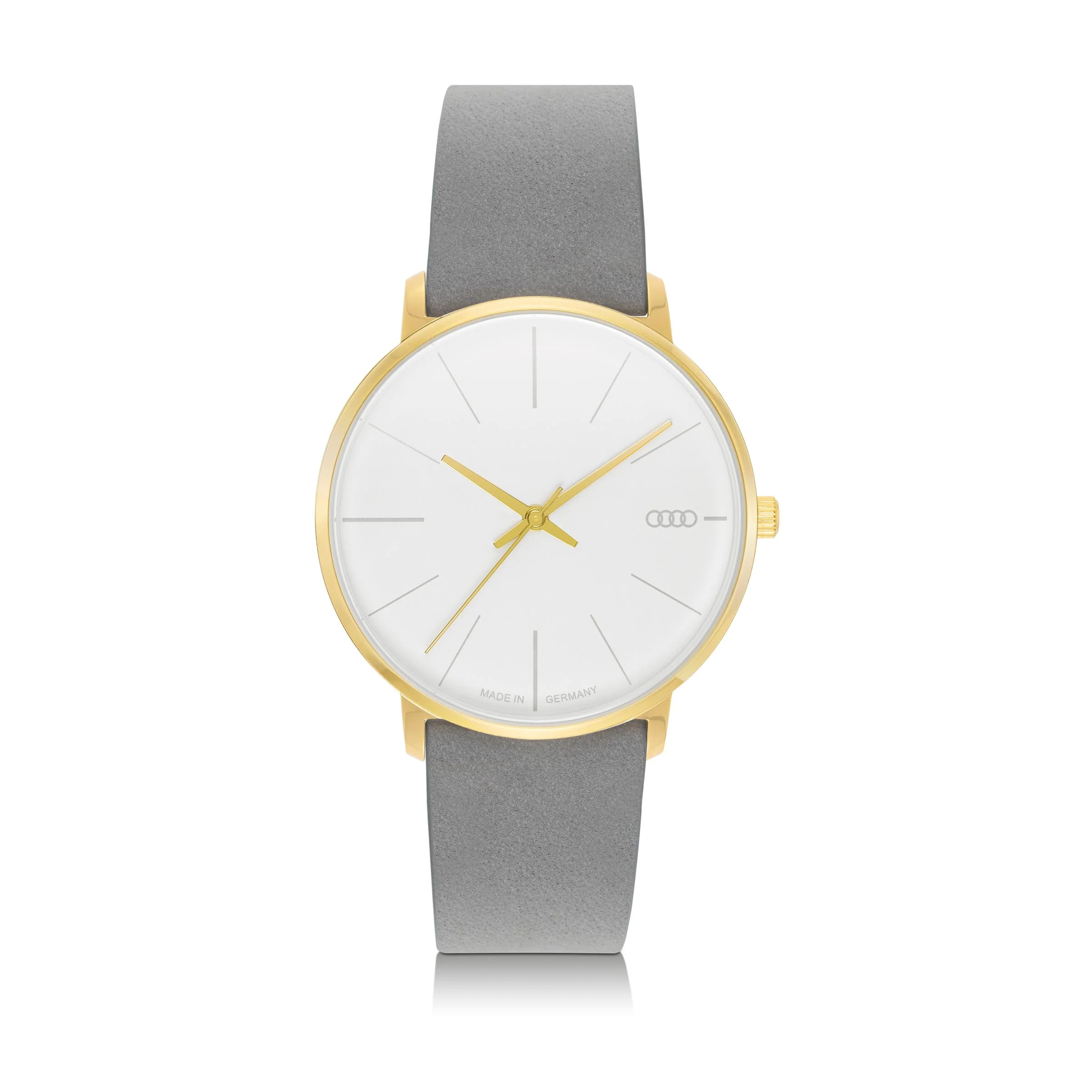 Audi Watch women's, gold/white
