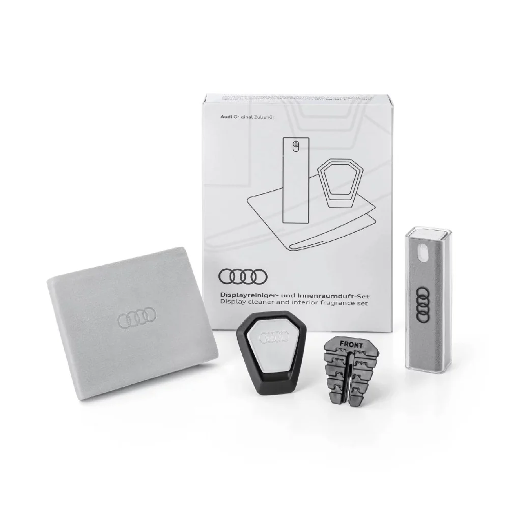 Display cleaner and interior fragrance set