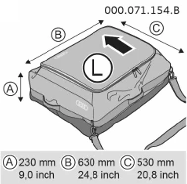Large Waterproof Travel Bag for Roof Box - Image 3
