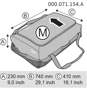 Medium Waterproof Travel Bag for Roof Box - Image 2