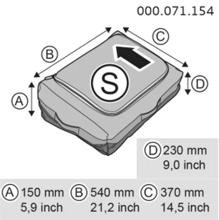 Small Waterproof Travel Bag for Roof Box - Image 2