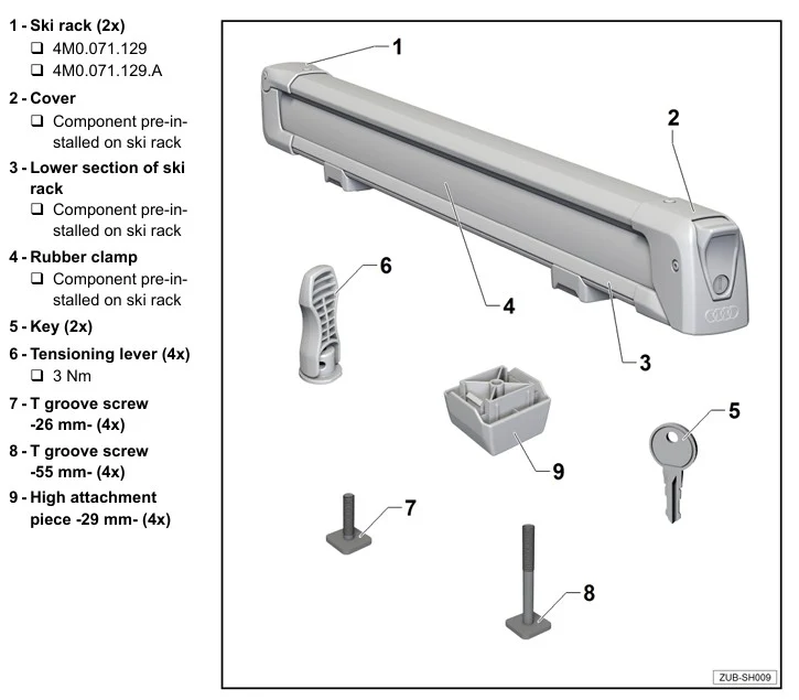 Ski and snowboard rack. 4 pair - Image 4
