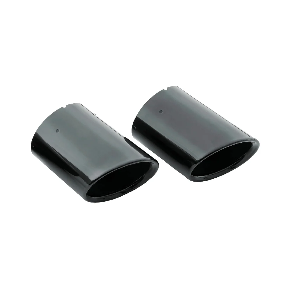 Sport tailpipe trims. Black chrome, S3 Left side